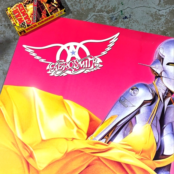 Vintage Rare 2001 Just Push Play Aerosmith Music Store Promo Life Size Posters 2 - Picture 3 of 5
